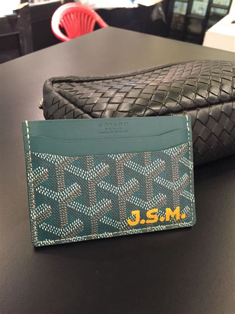 goyard womens card holder|authentic goyard card holder.